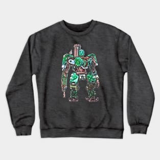 Overwatch Bastion Chirstmas Gift Wrap Skin Crewneck Sweatshirt